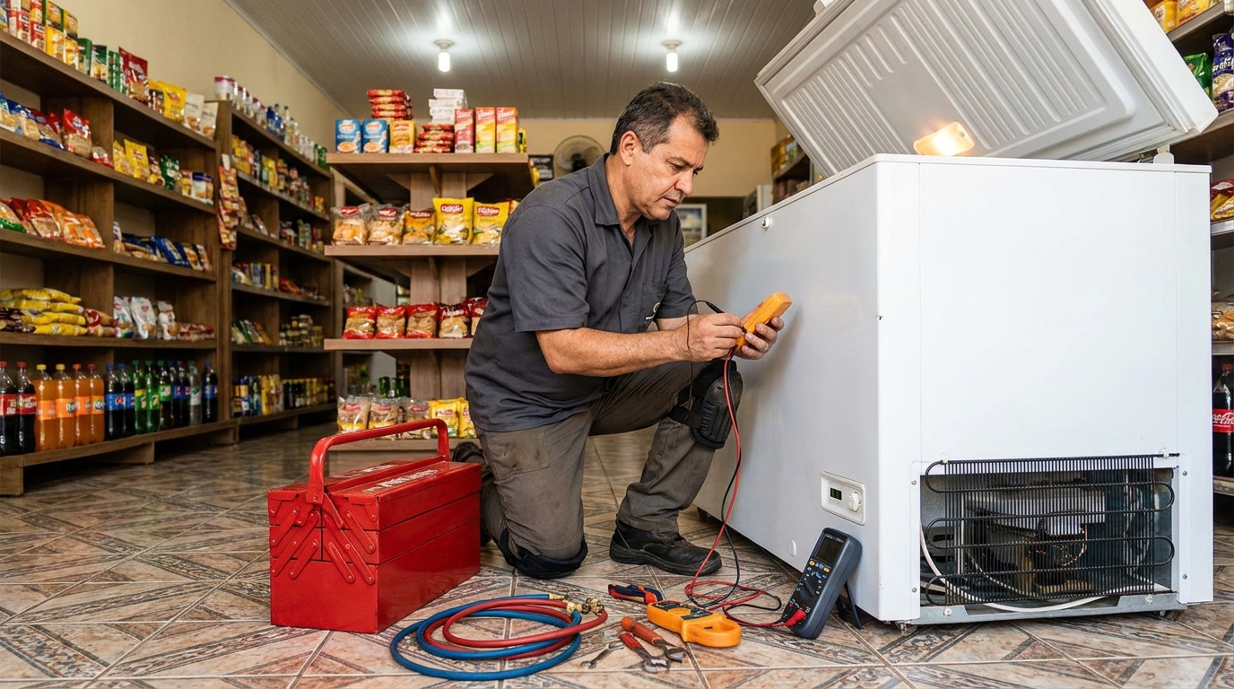 Ajuste de Temperatura do Freezer em Cascavel‑PR