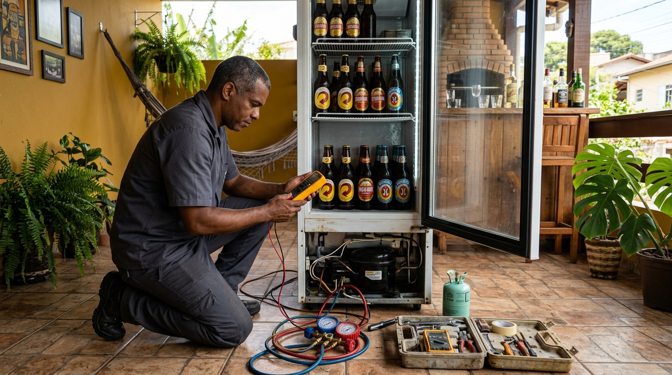 Reparo de Cervejeira Residencial em Cascavel‑PR